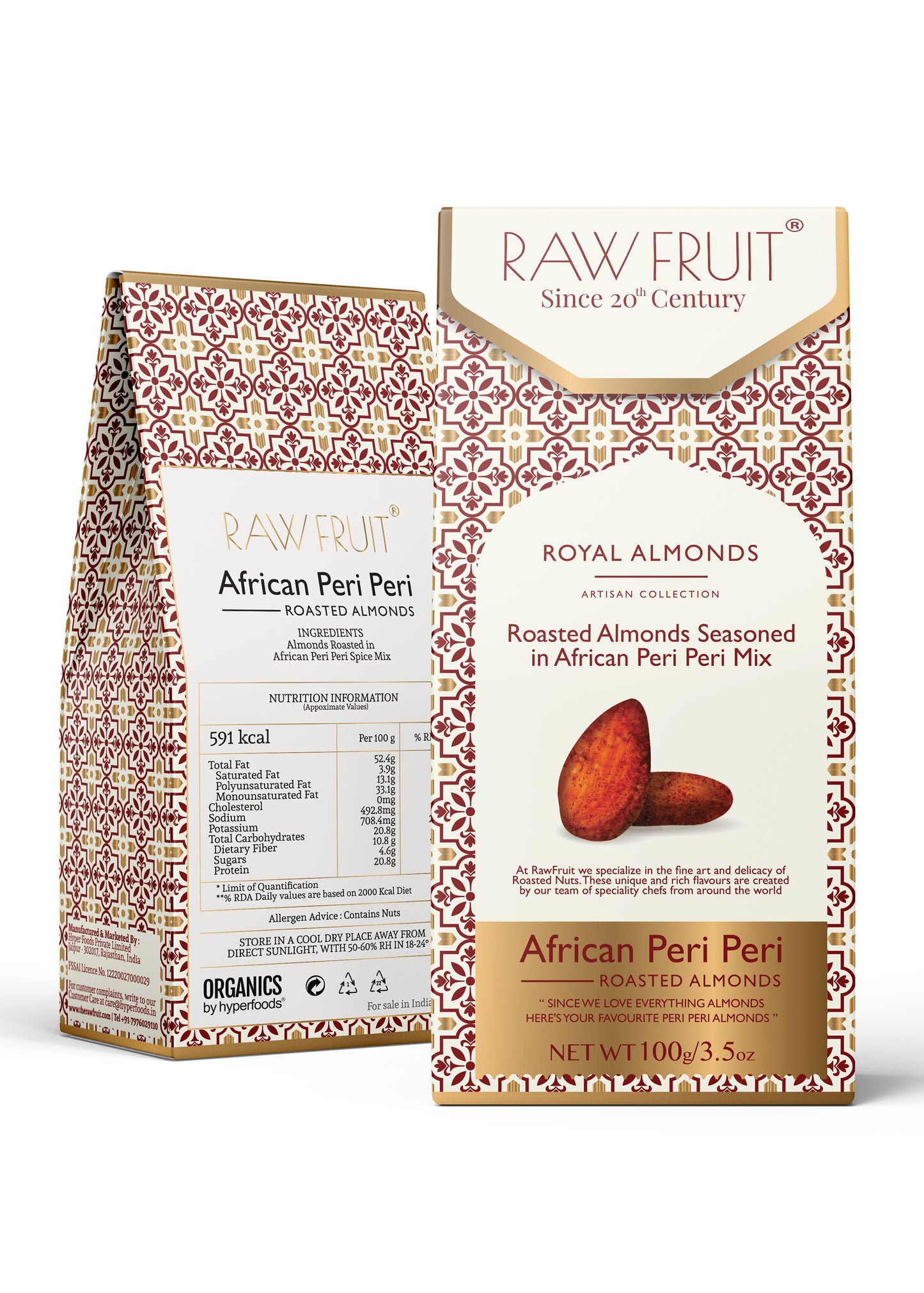 Peri Peri Roasted Almonds Dry Fruit Gift Pack