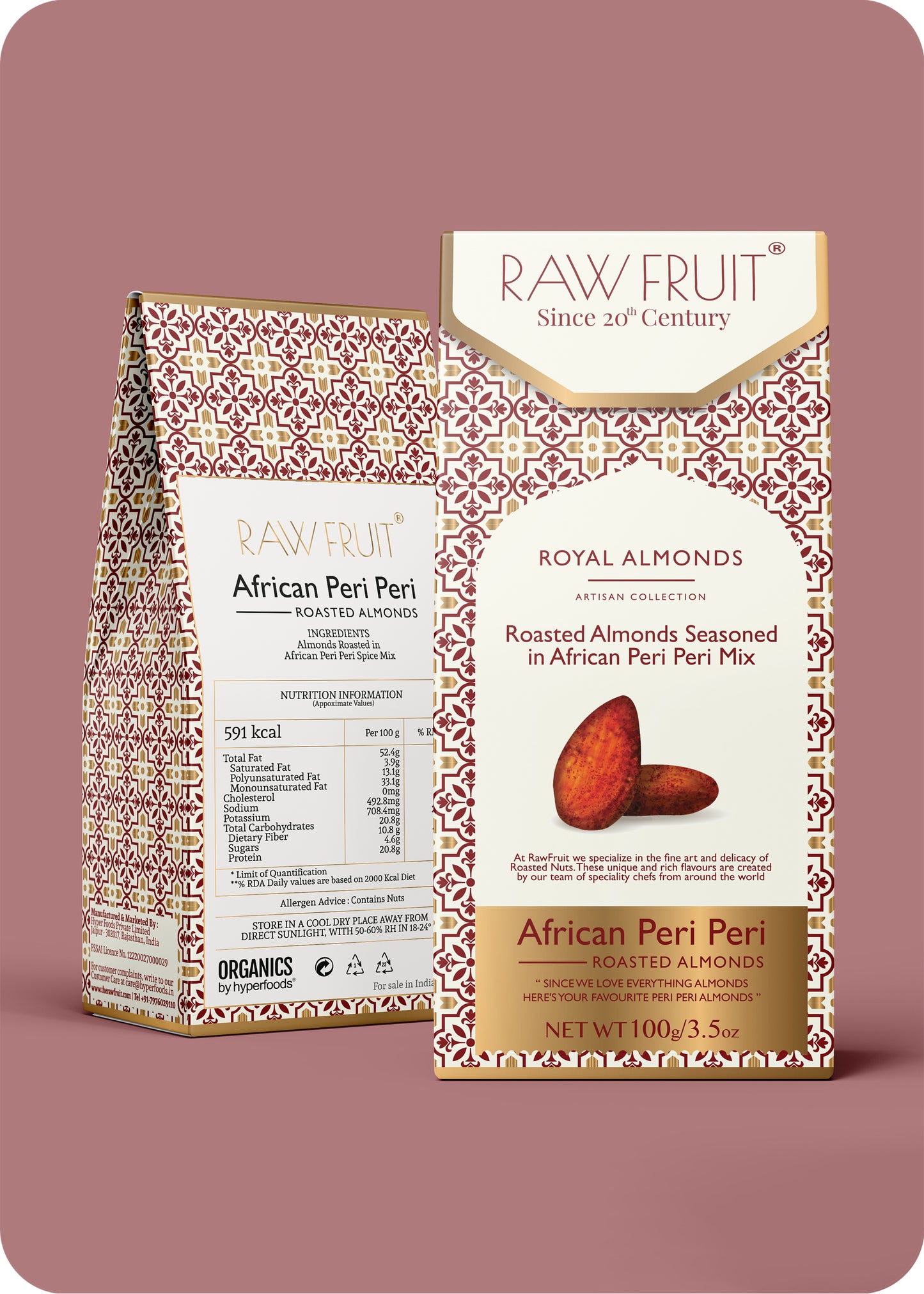 Peri Peri Roasted Almonds Dry Fruit Gift Pack