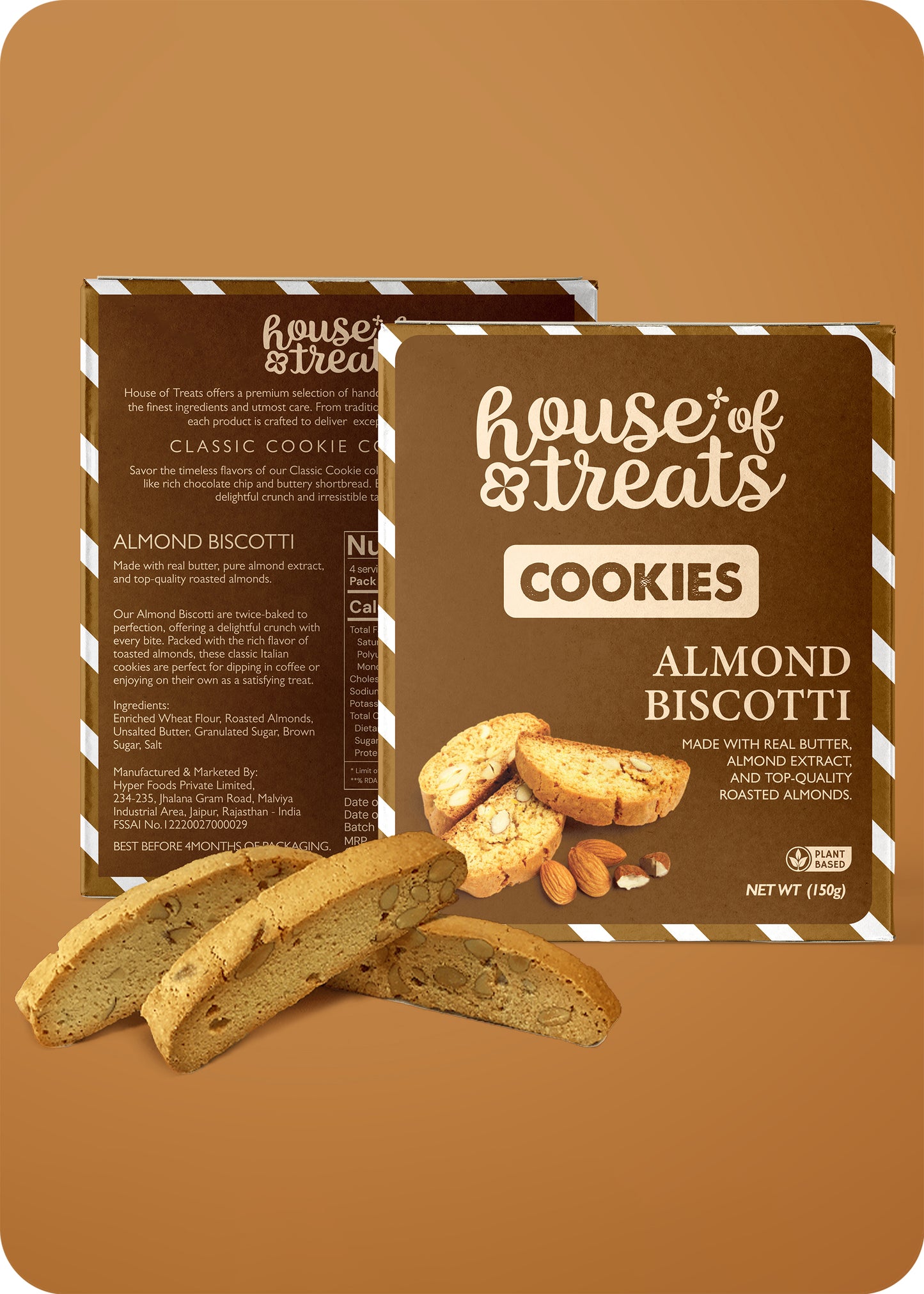 HyperFoods® Almond Biscotti Cookies