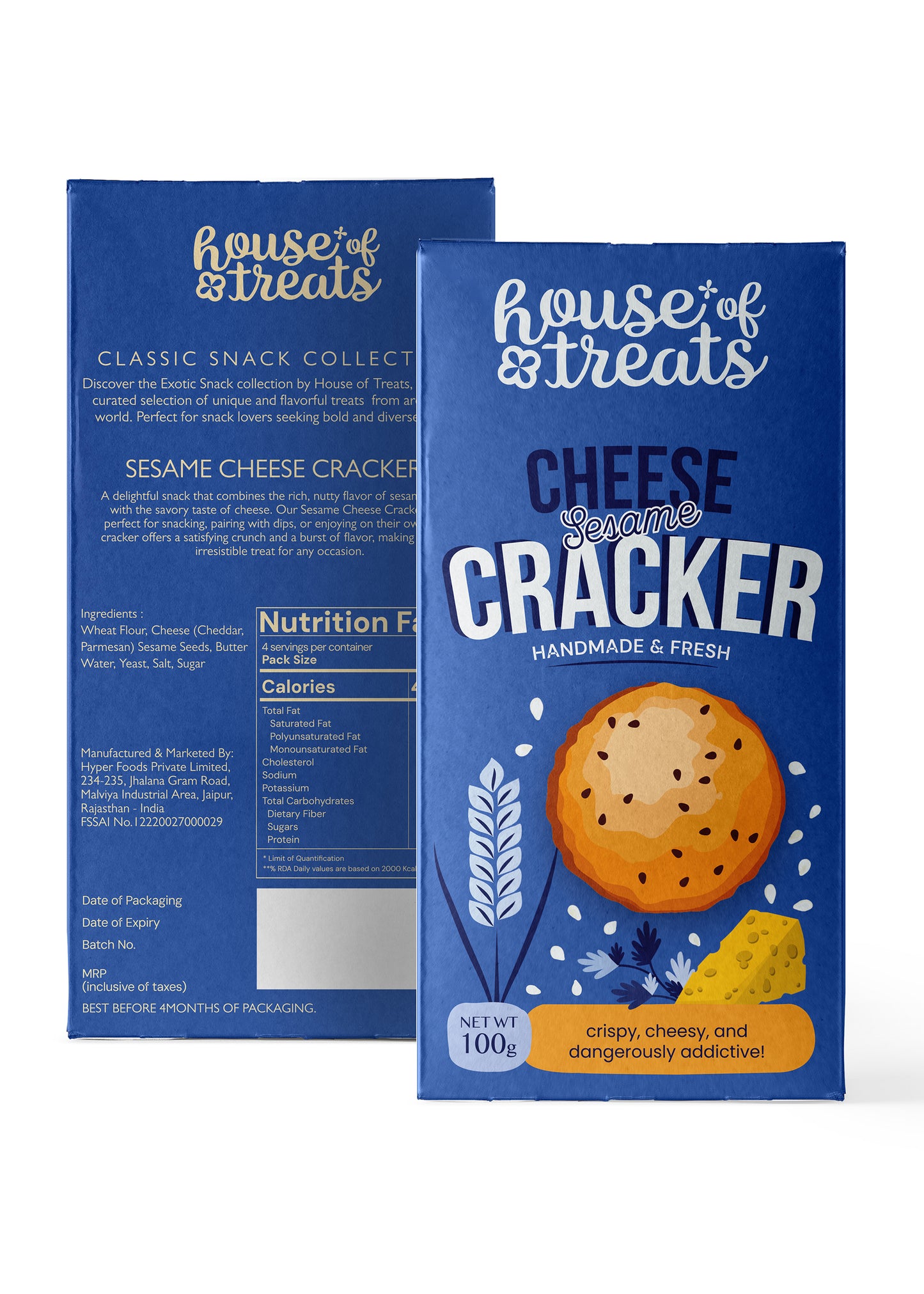 HyperFoods® Cheese Cracker Snacks