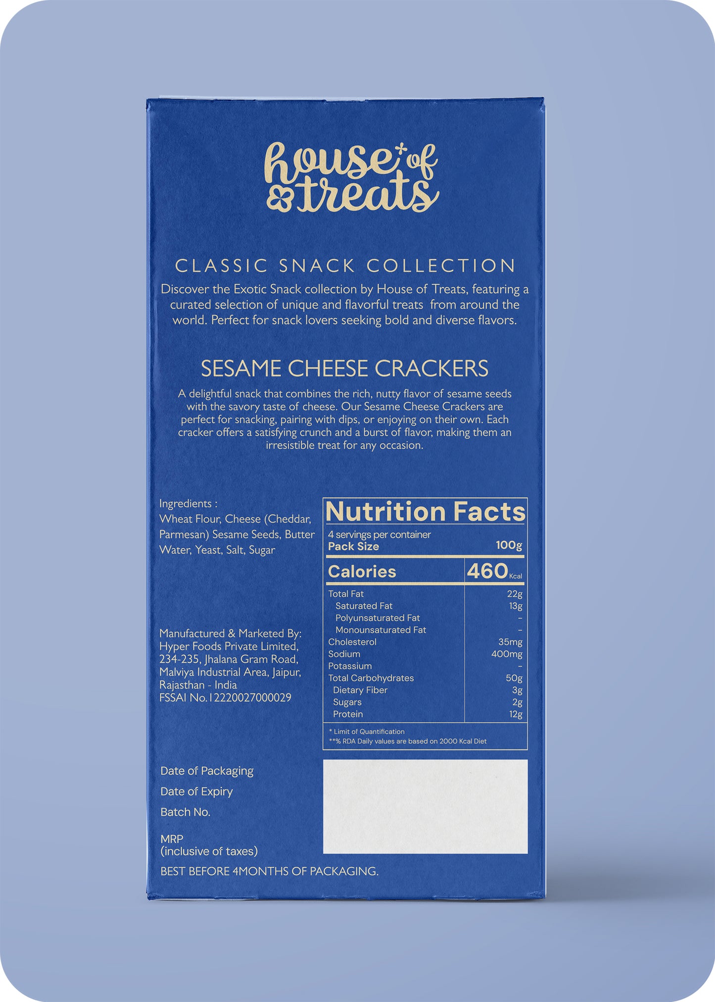 HyperFoods® Cheese Cracker Snacks