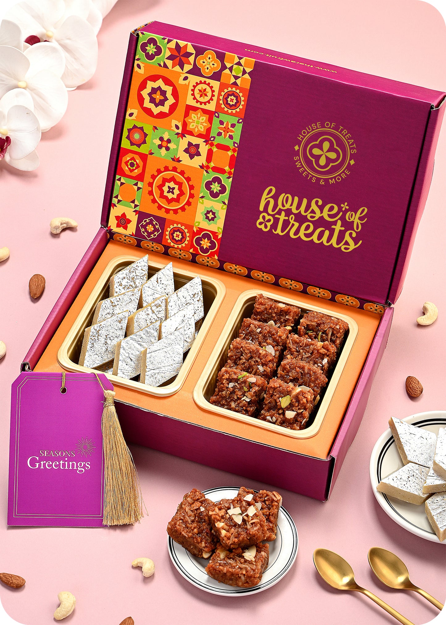 Dodha Barfi Kaju Katli Sweets Combo Gift Pack