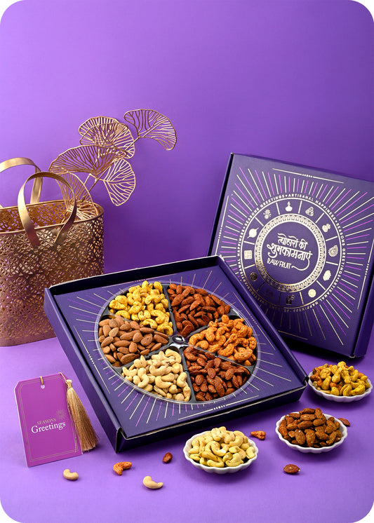 Premium Pack of 6 Dry Fruits Gift Box