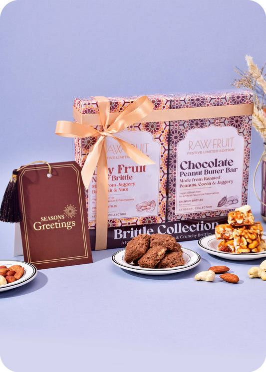 Diwali Gifts: Chocolate & Dry Fruit Brittle Bar Pack of 2