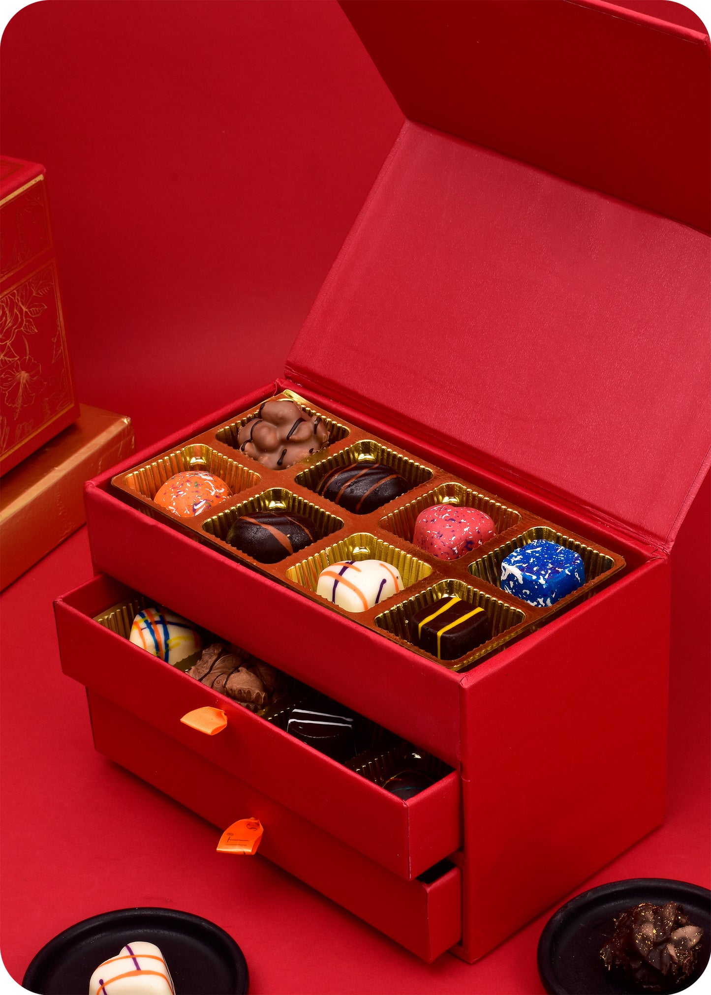 Classic Chocolate Gift Pack with Rose