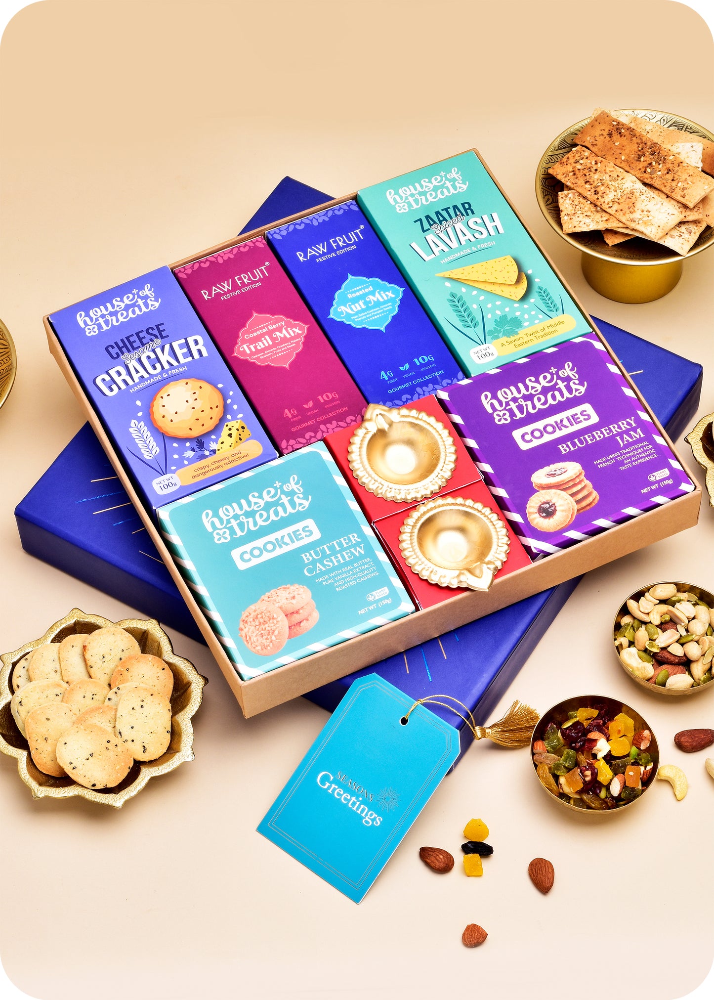 Diwali Hamper: Snacks & Cookies Gift Pack