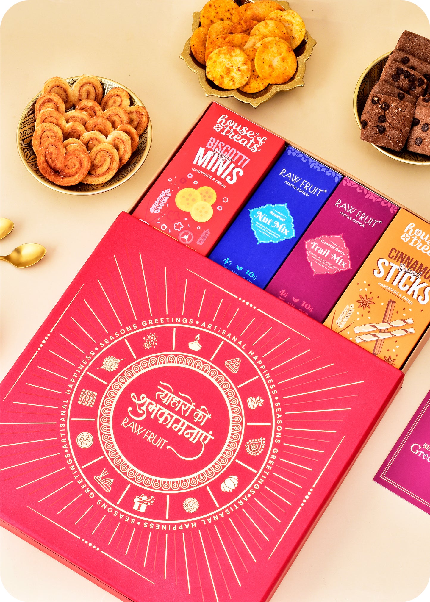 Diwali Delight: Snacks, DryFruit & Cookies Gift Pack