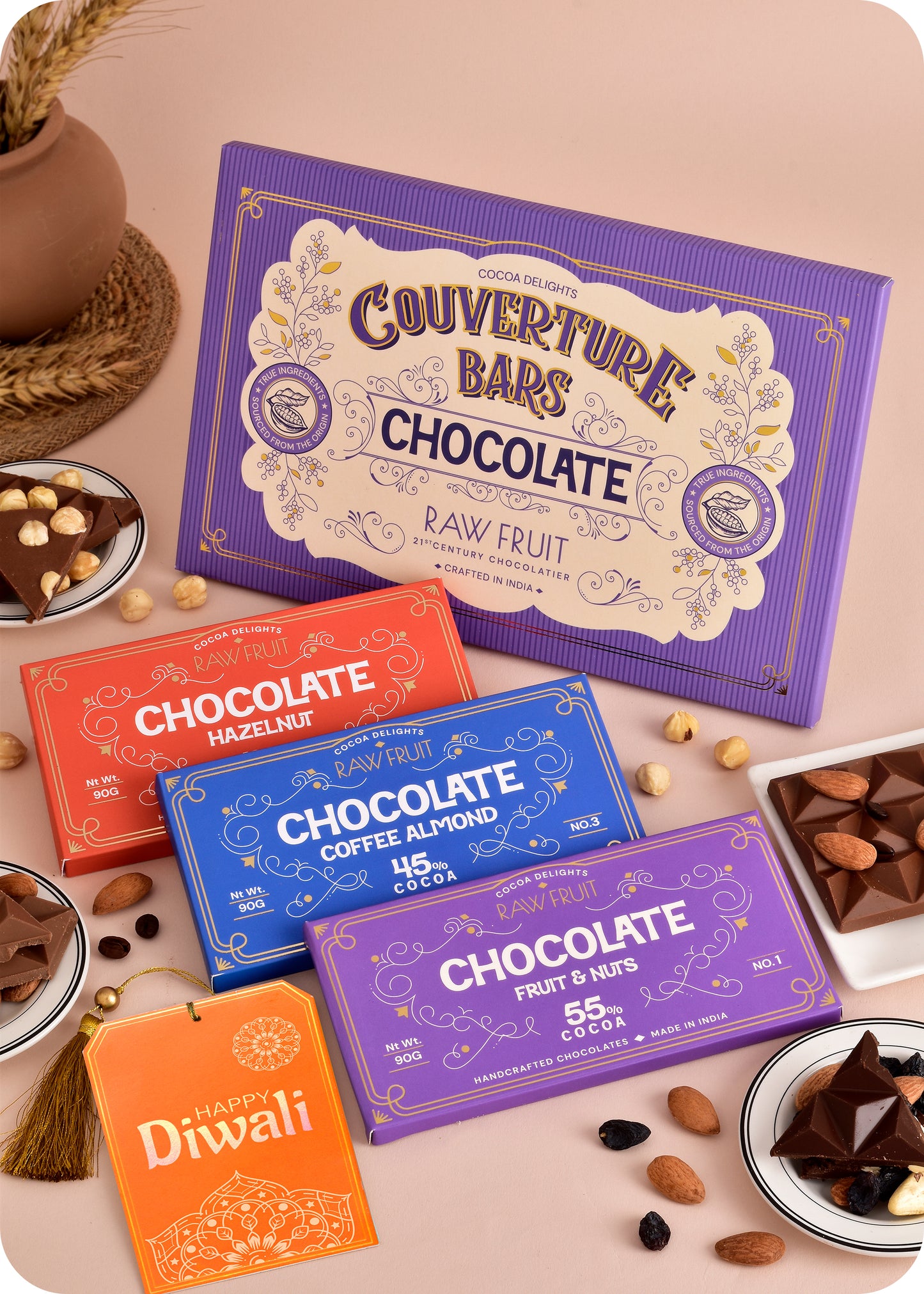 Diwali Chocolate Bar Set Of 3