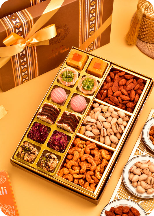 Diwali Sweets Assorted Roasted DryFruit Diwali Gifts Items