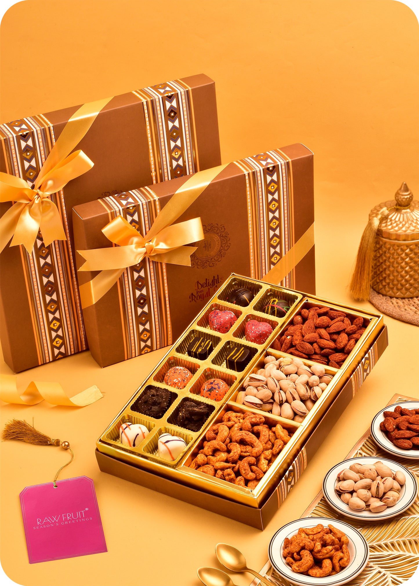 Chocolate with Roasted Dry Fruits Sweets Box