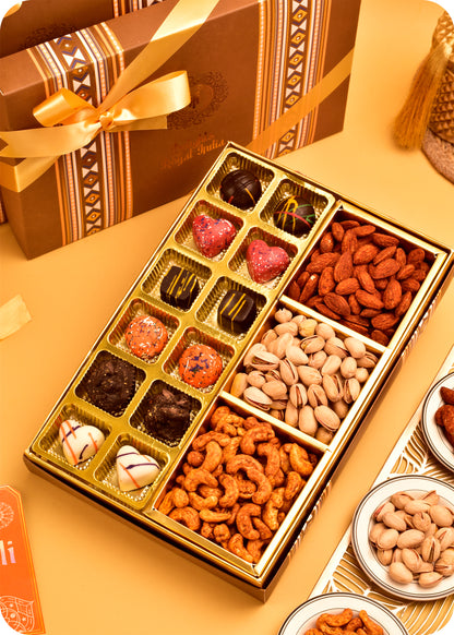 Premium Assorted Chocolates & Roasted Dry Fruits