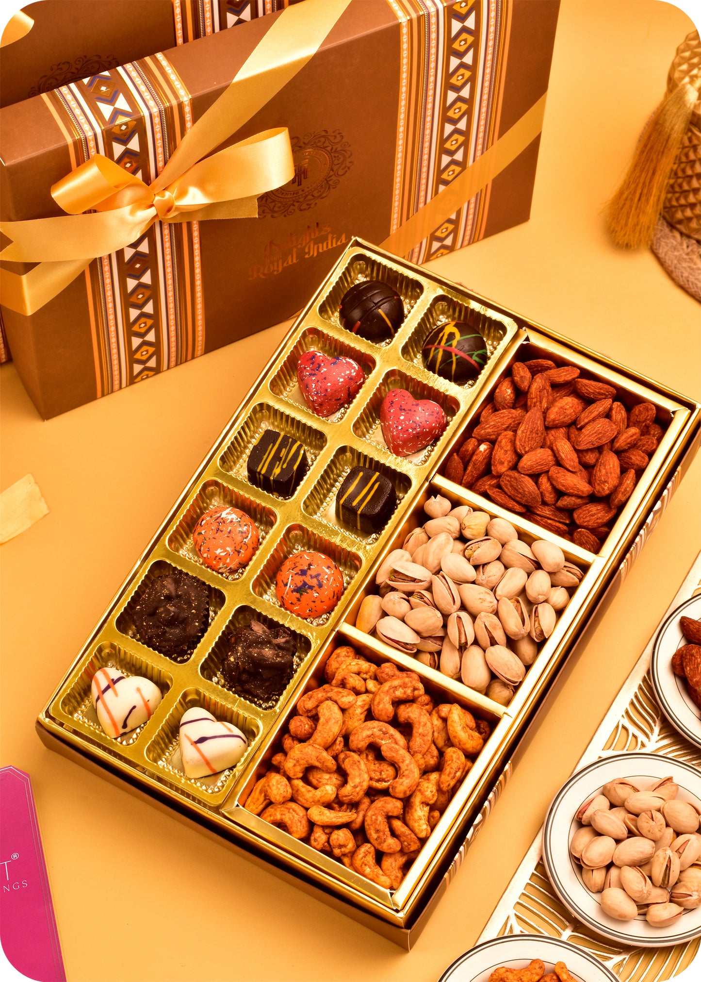 Chocolate with Roasted Dry Fruits Sweets Box