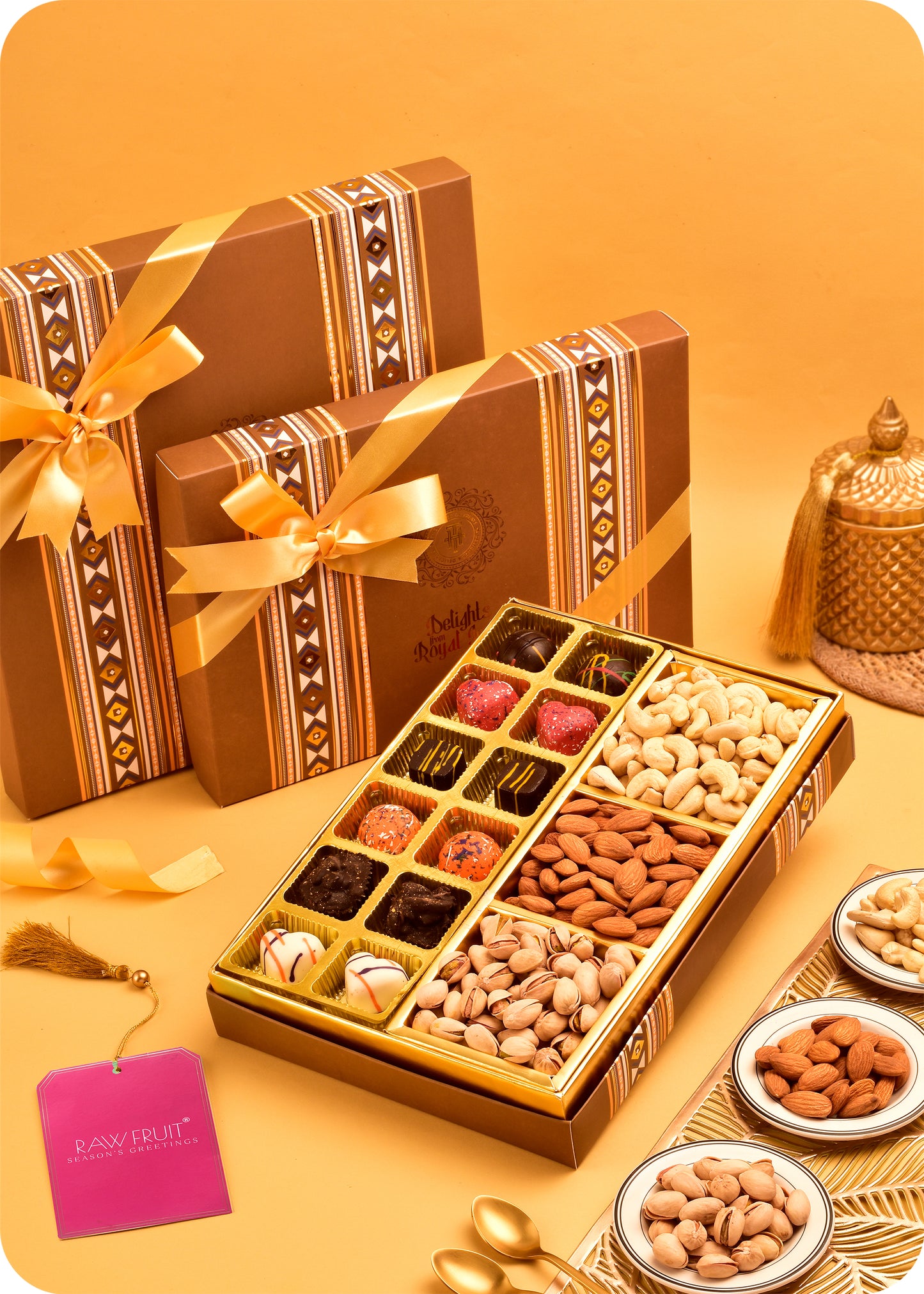 Chocolate with Dry Fruits Sweets Gift Pack