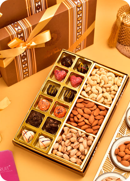 Chocolate with Dry Fruits Sweets Gift Pack