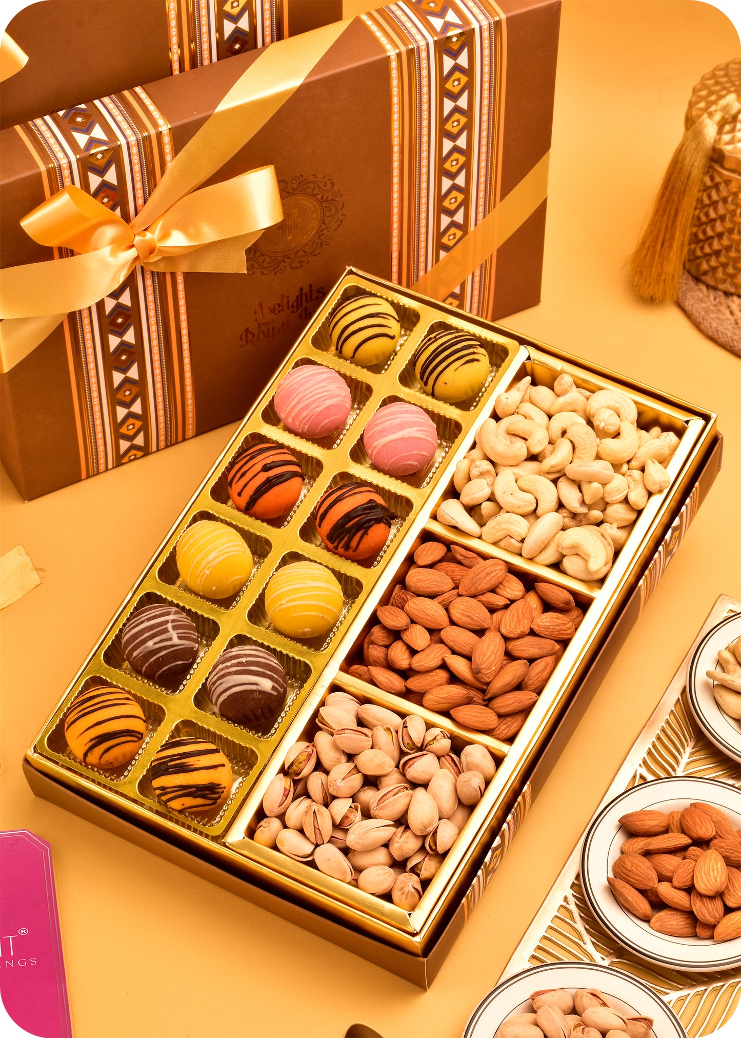 Marzipan with Dry Fruits Sweets Pack