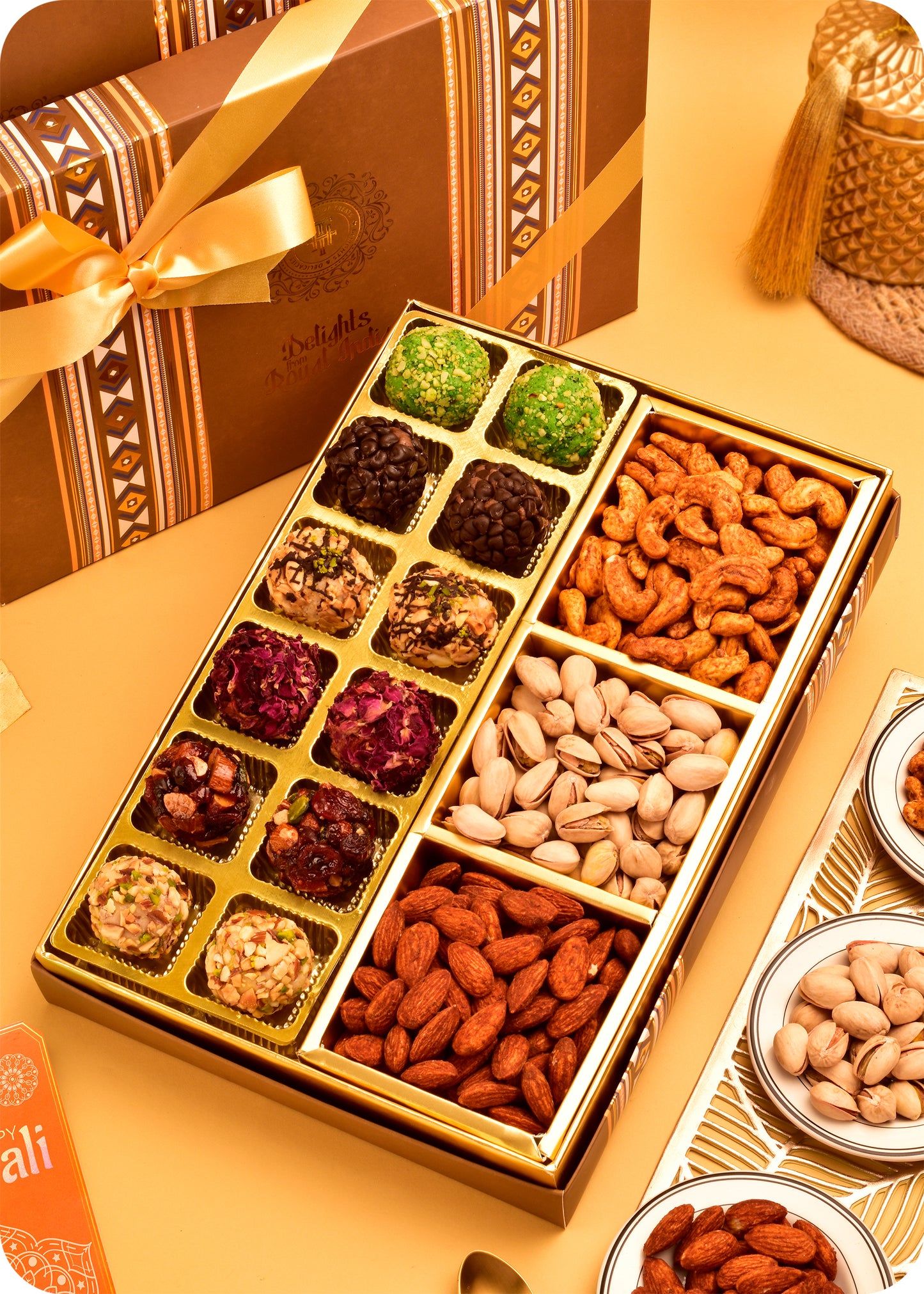 Assorted Gourmet Sweets & Roasted Dry Fruits