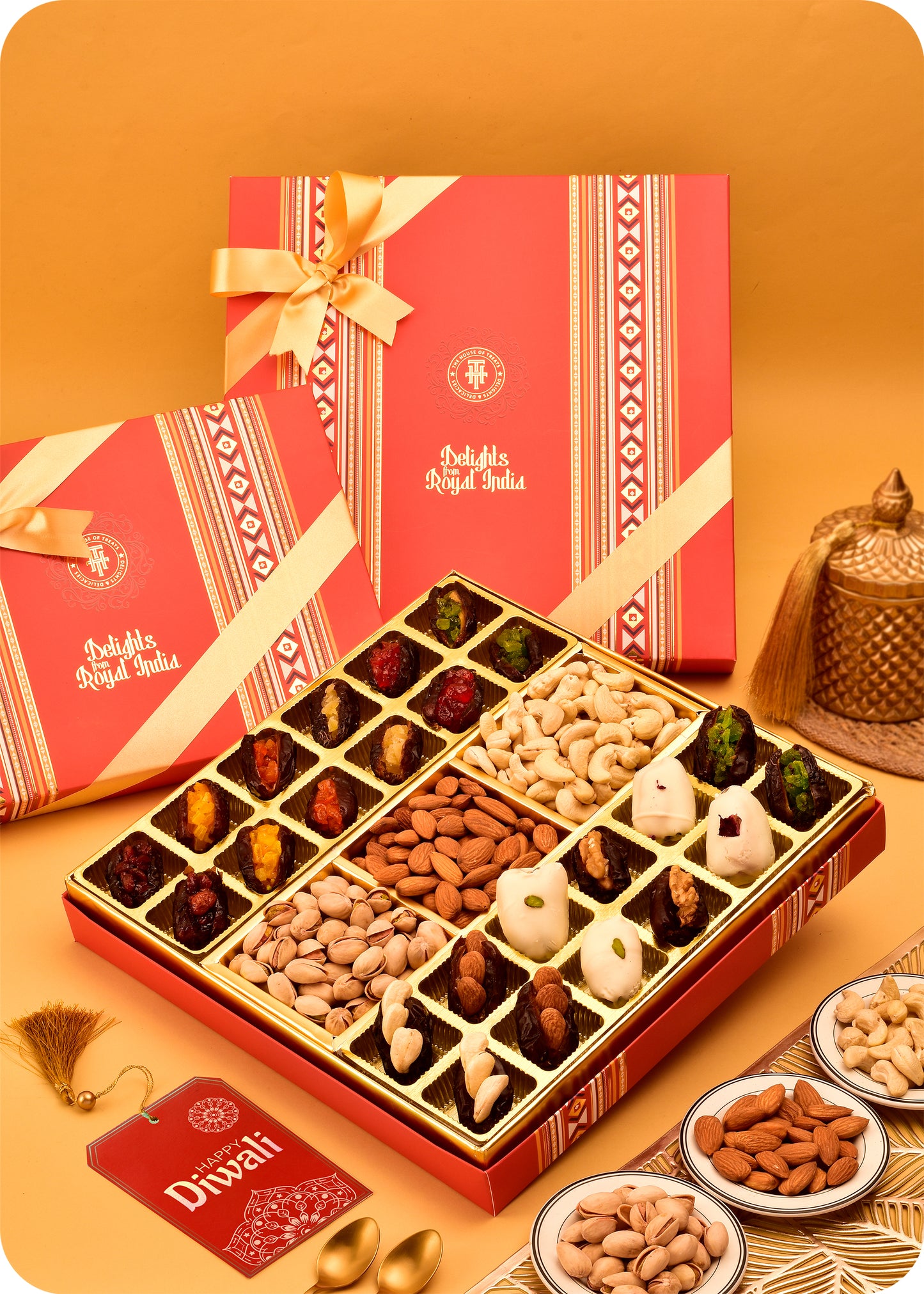 Exquisite Dates and Delighted Dry Fruits Gift Box