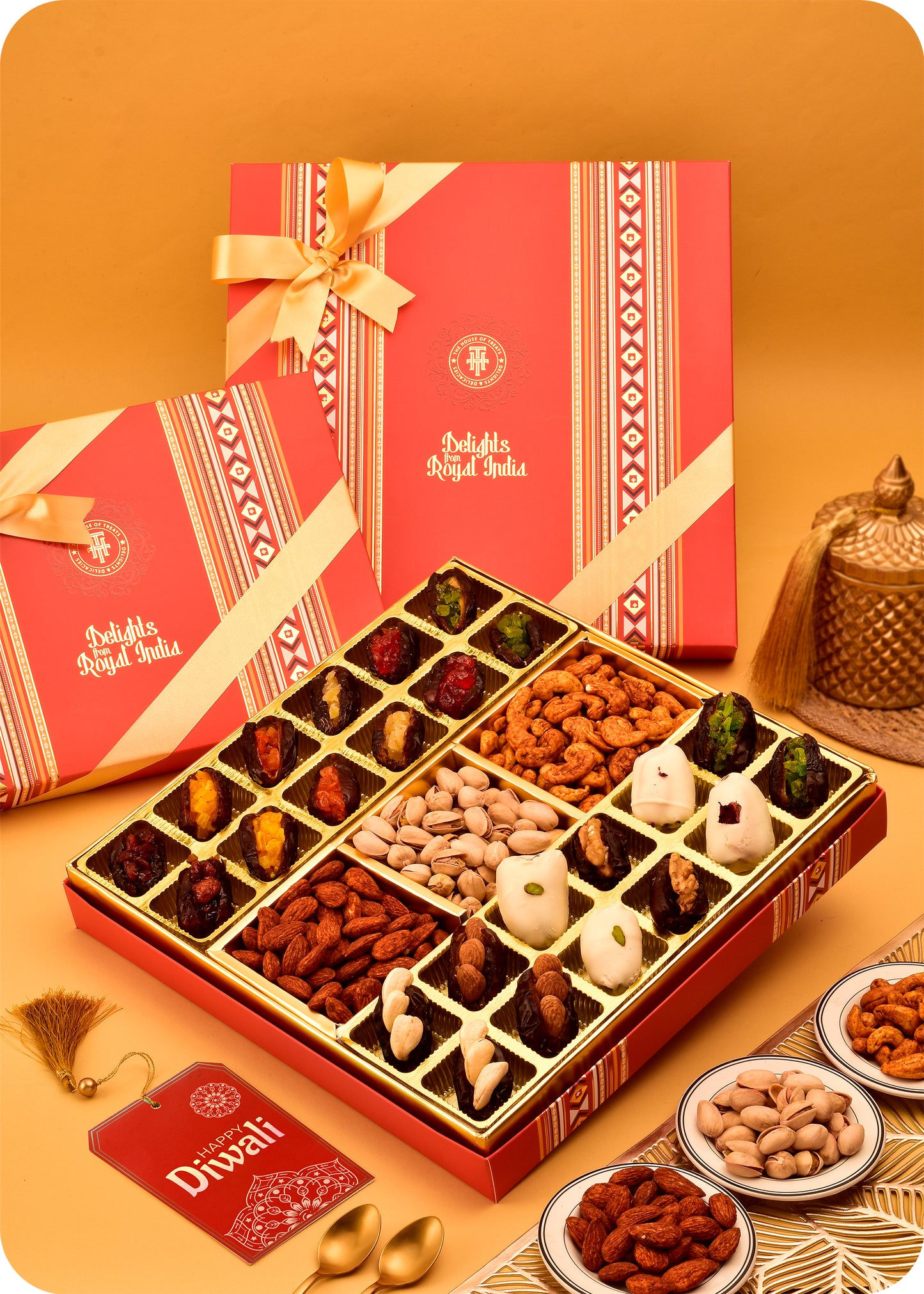 Premium Gift Hamper : Roasted Dry Fruits & Dates