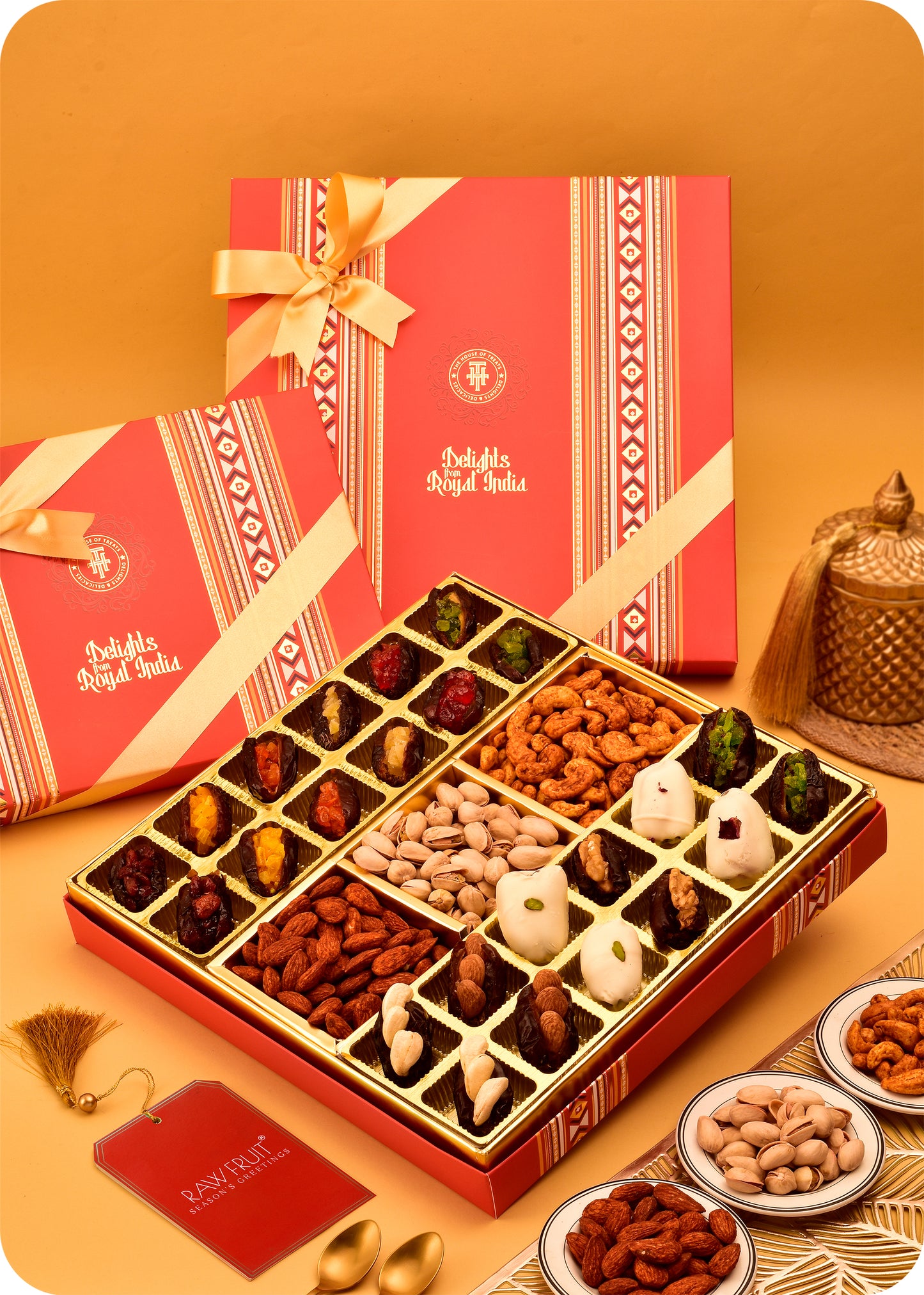 Candy Dates Dry Fruits Dates with Roasted Dry Fruits Sweets Gift Box