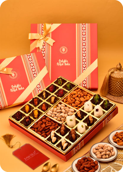 Candy Dates Dry Fruits Dates with Roasted Dry Fruits Sweets Gift Box