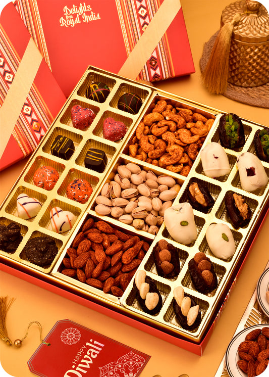 Treat Yourself : Exquisite Dates Chocolates & Roasted Dry Fruits