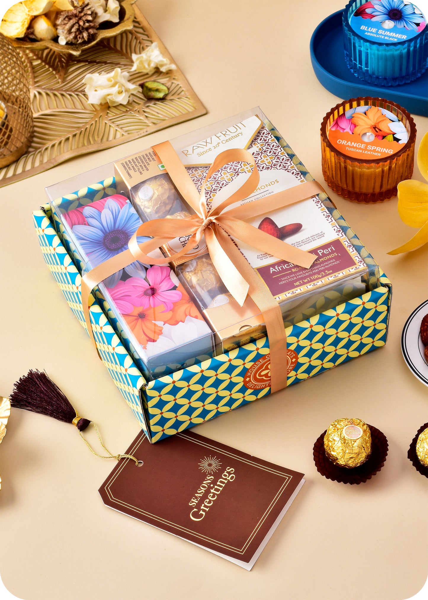 Diwali Gift Hamper: Cookies, Chocolate & DryFruits Gift Pack