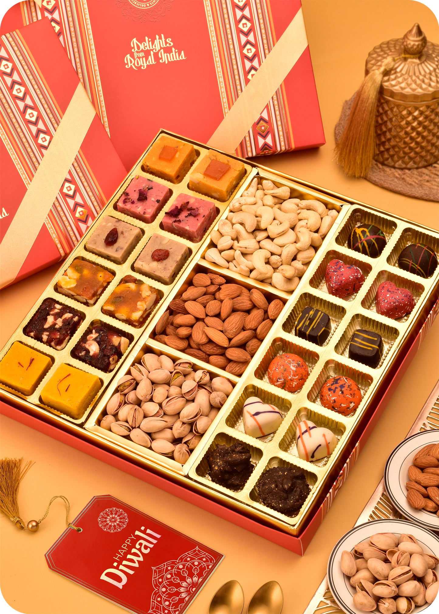 Diwali Sweets Fudge DryFruits Choco Diwali Gifts Items