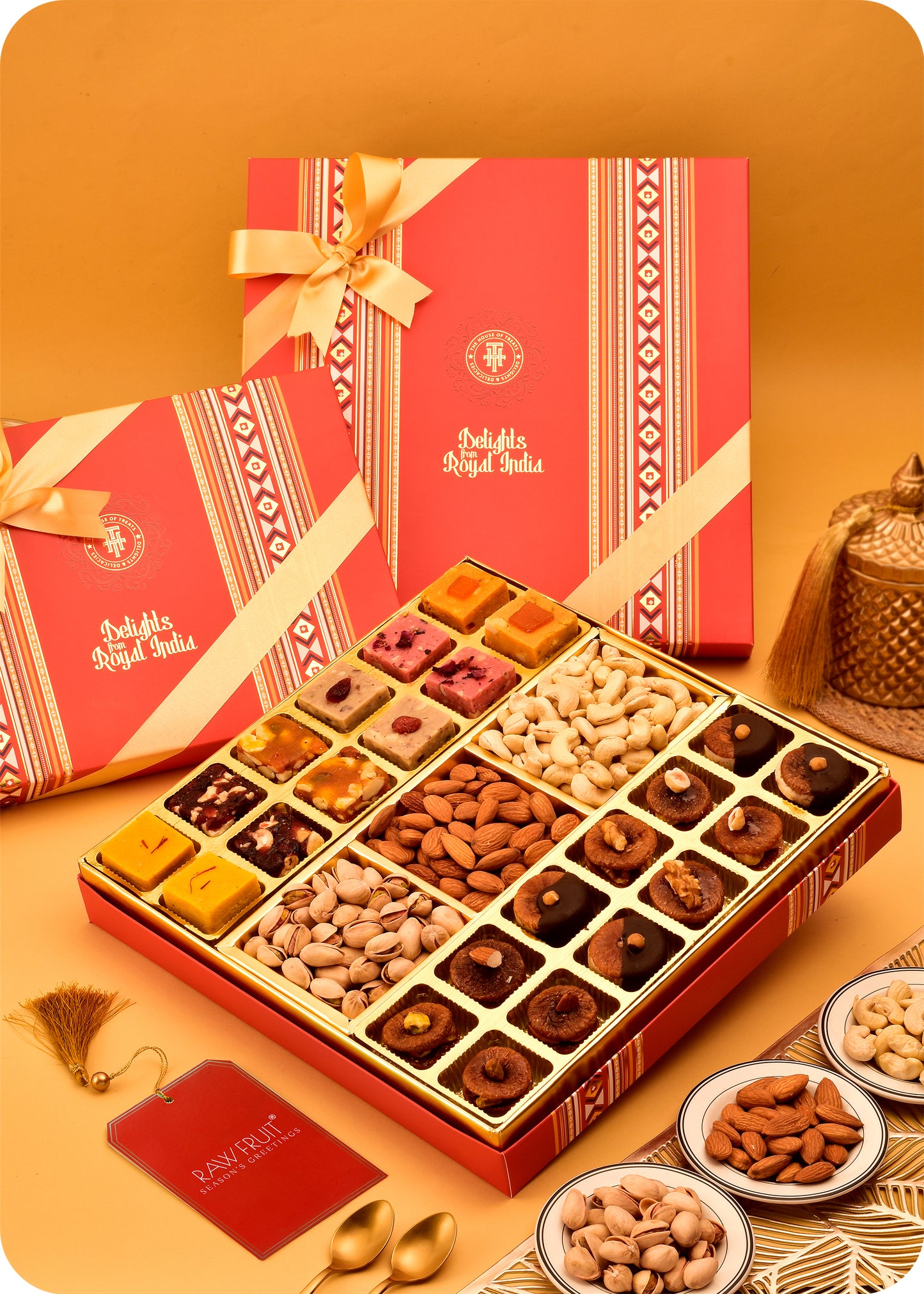 Fudge Figs with Dry Fruits Sweets Gift Box