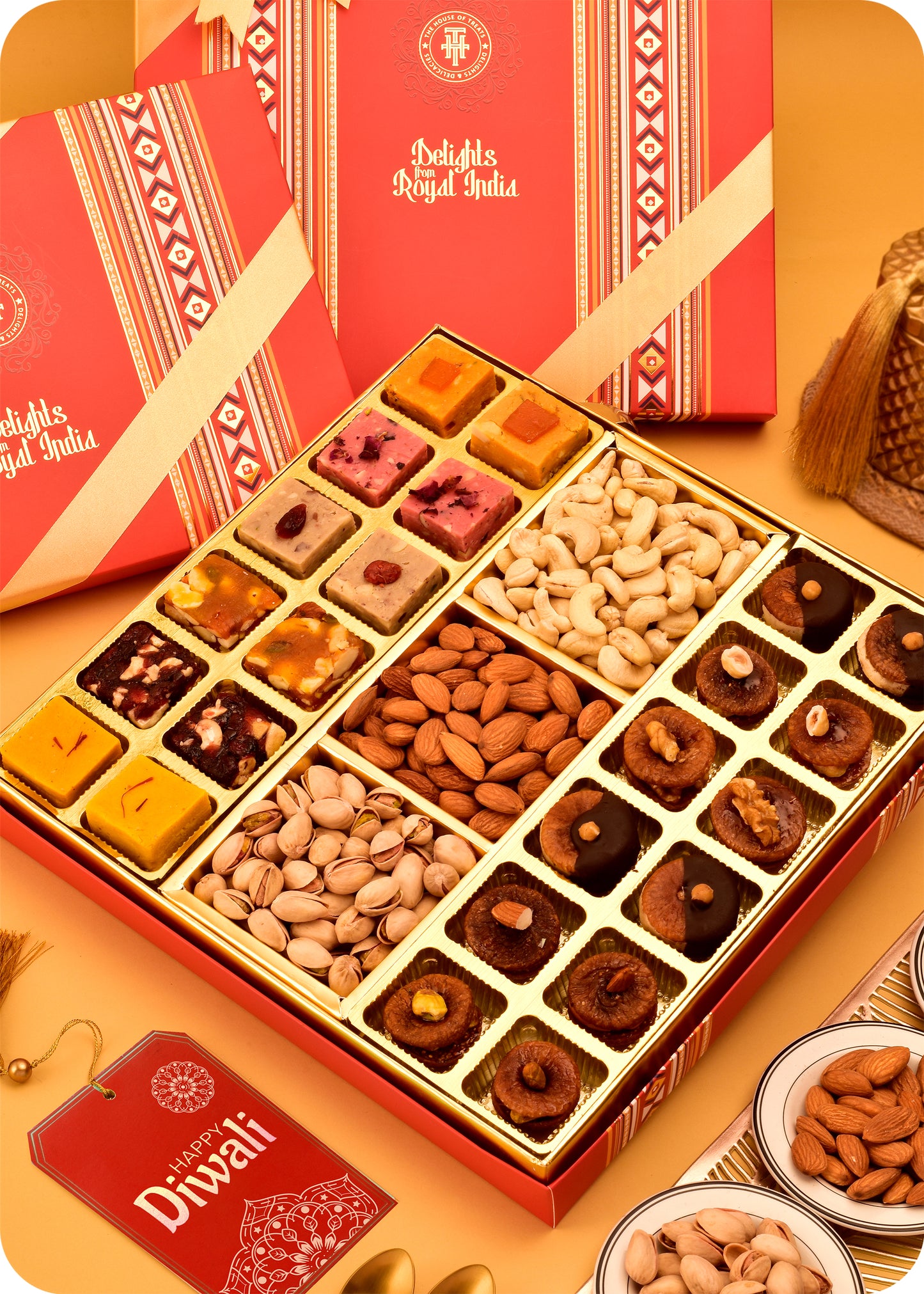 Diwali Sweets Fudge DryFruits Figs Diwali Gifts Items