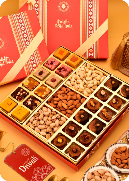 Delightful Gift Hamper : Fusion of Fudge Figs & Dry Fruits