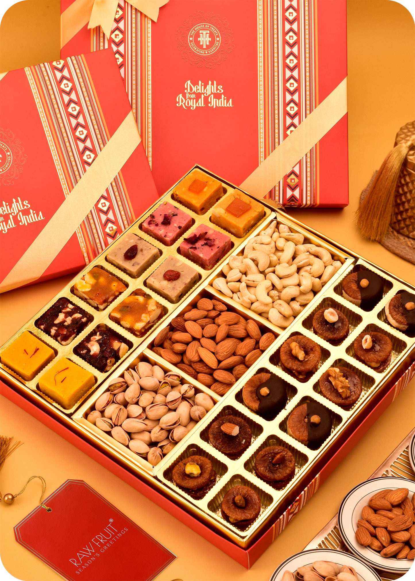 Fudge Figs with Dry Fruits Sweets Gift Box