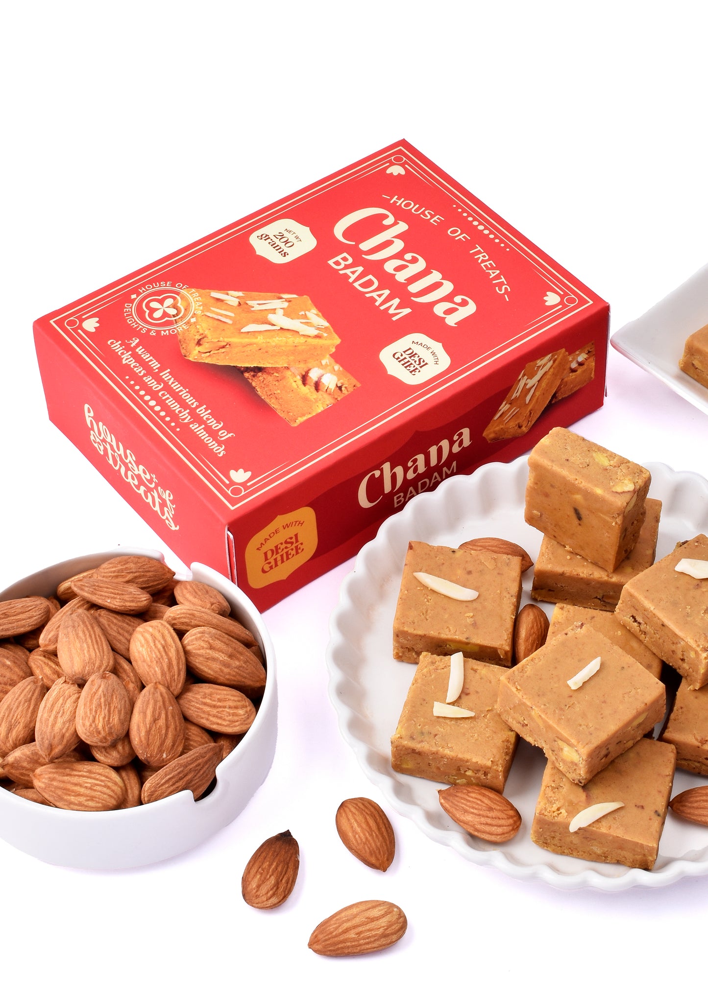 Channa Badam Barfi Sweets Gift Pack