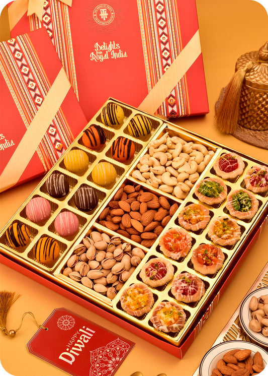 Diwali Sweets Tarts DryFruits Marzipan Diwali Gifts Items