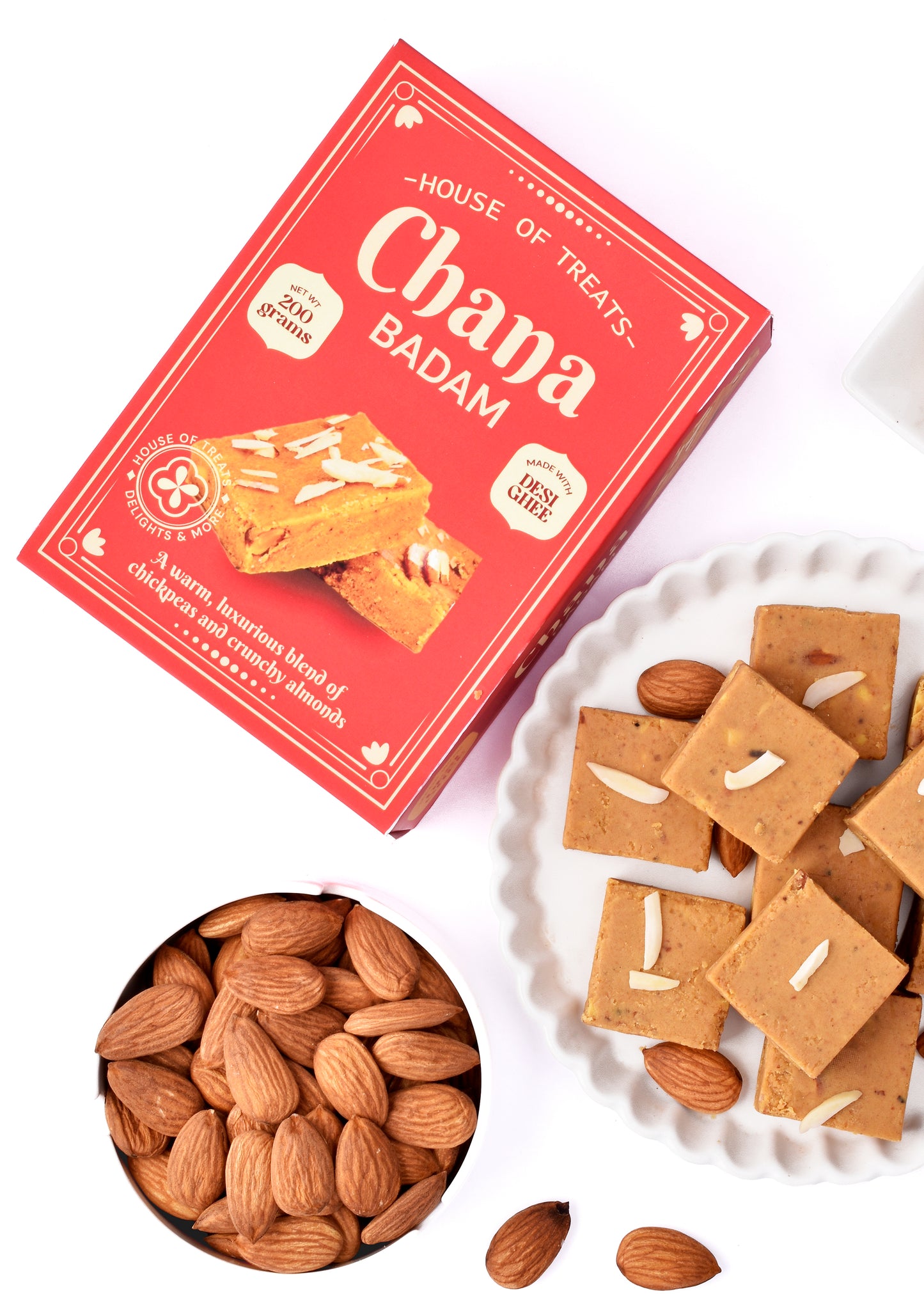 Channa Badam Barfi Sweets Gift Pack