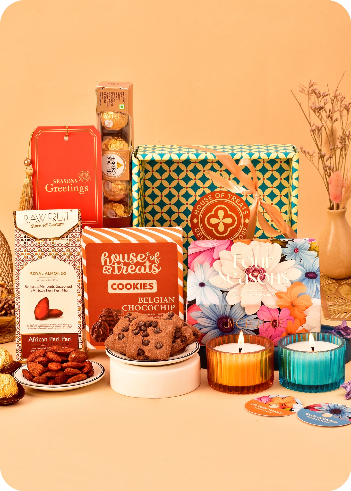 Diwali Gift Hamper: Cookies, Chocolate & DryFruits Gift Pack