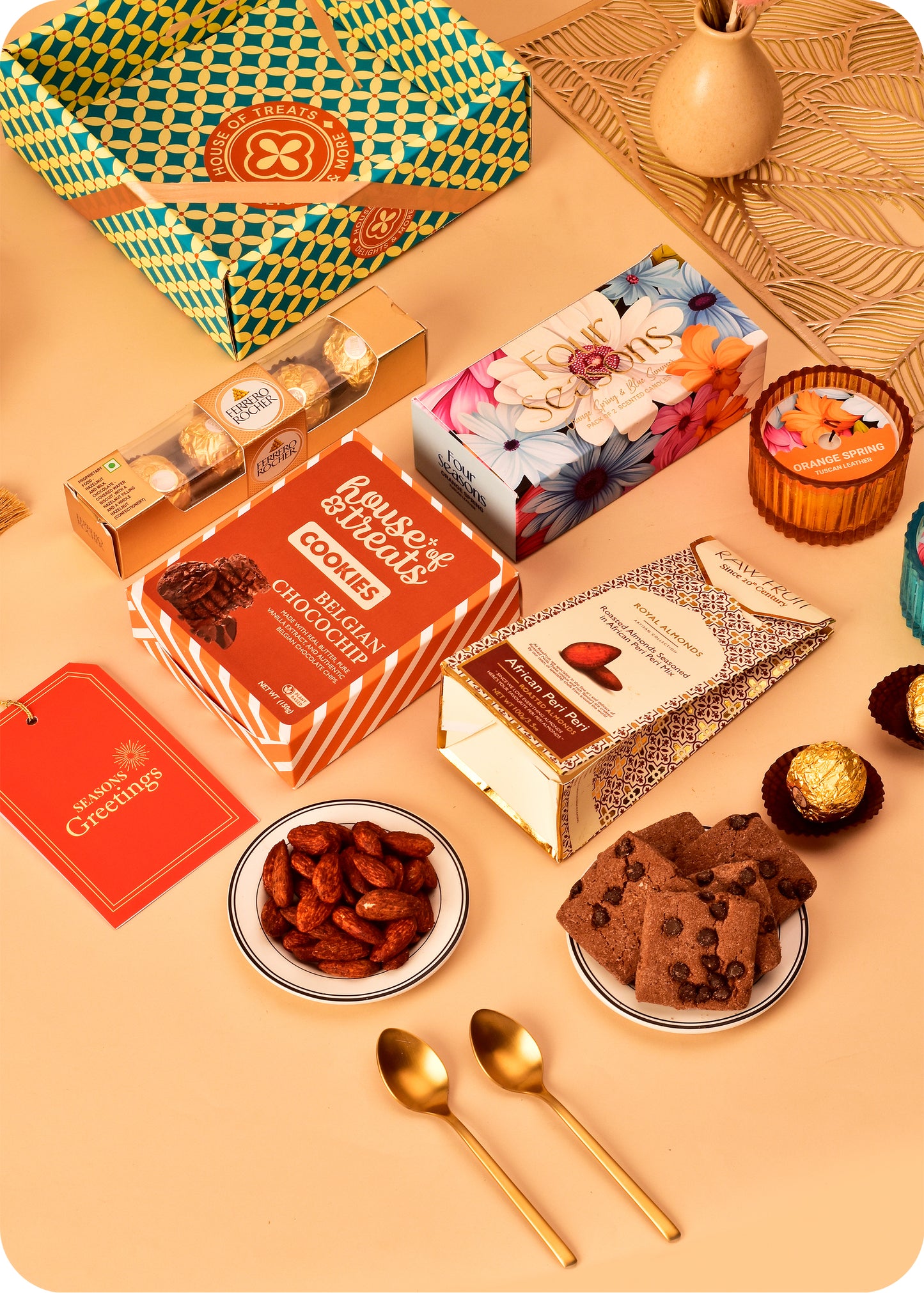 Diwali Gift Hamper: Cookies, Chocolate & DryFruits Gift Pack