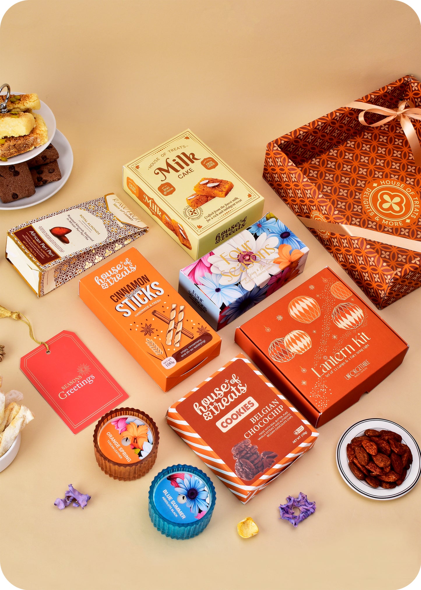 Diwali Gift Box: Sweets, Snacks, Cookies & DryFruits Gift Pack