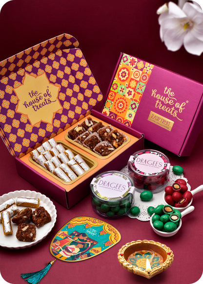 Diwali Sweets Gift with Dragees