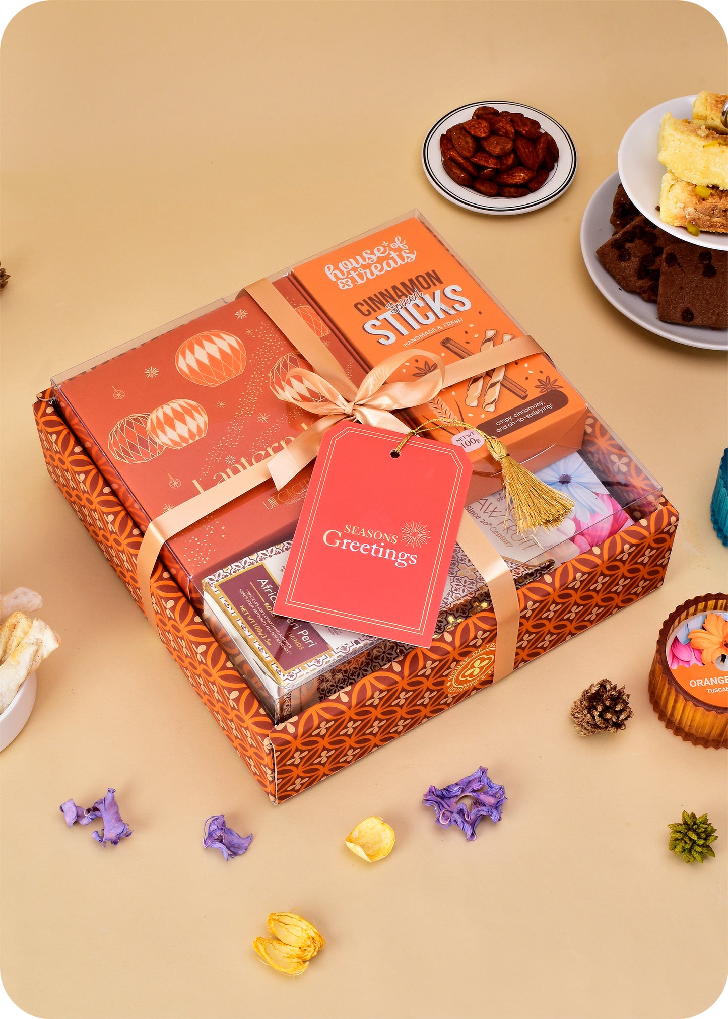 Diwali Gift Box: Sweets, Snacks, Cookies & DryFruits Gift Pack