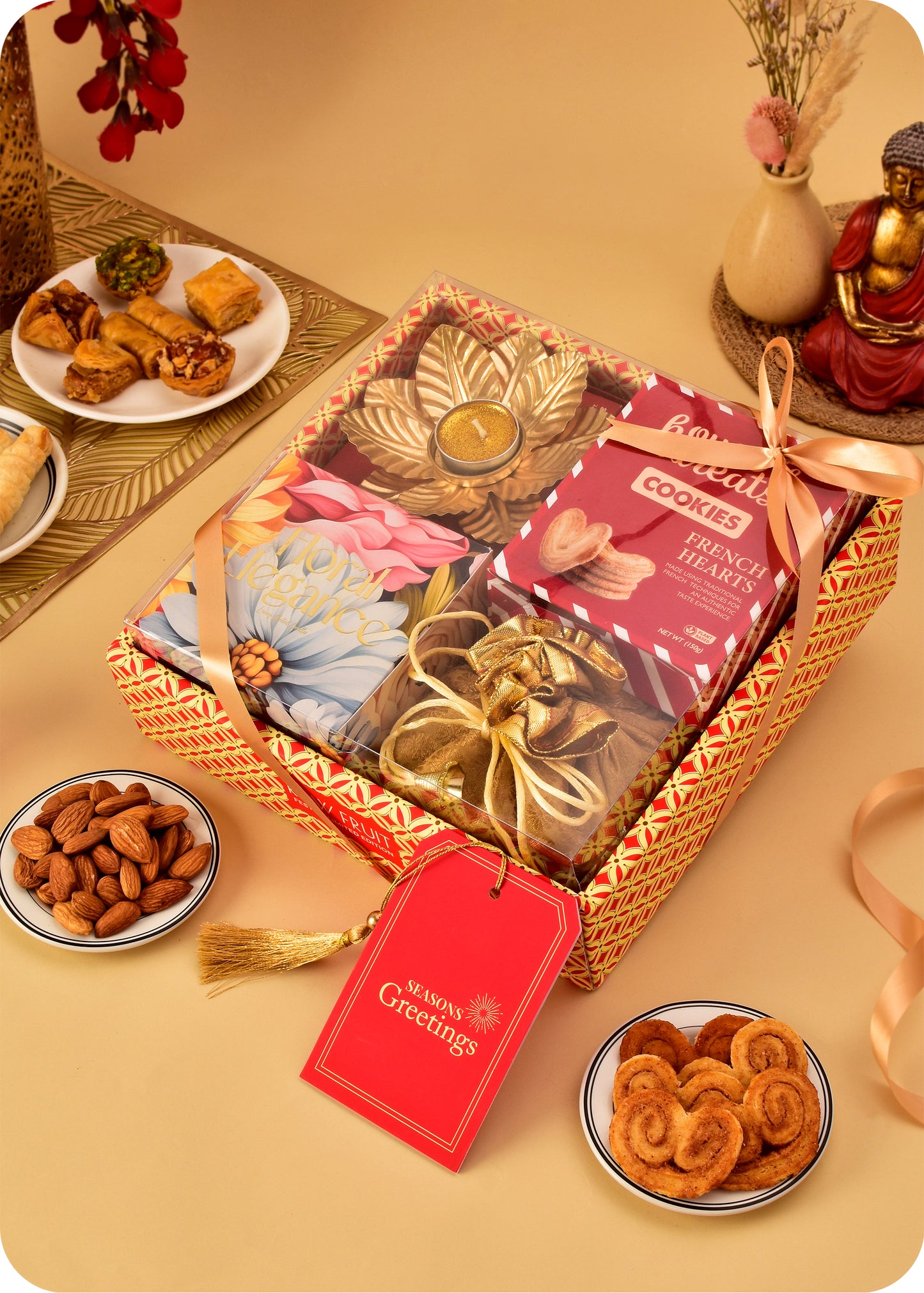 Diwali Gift Hamper: Cookies, Sweets & DryFruits Gift Pack