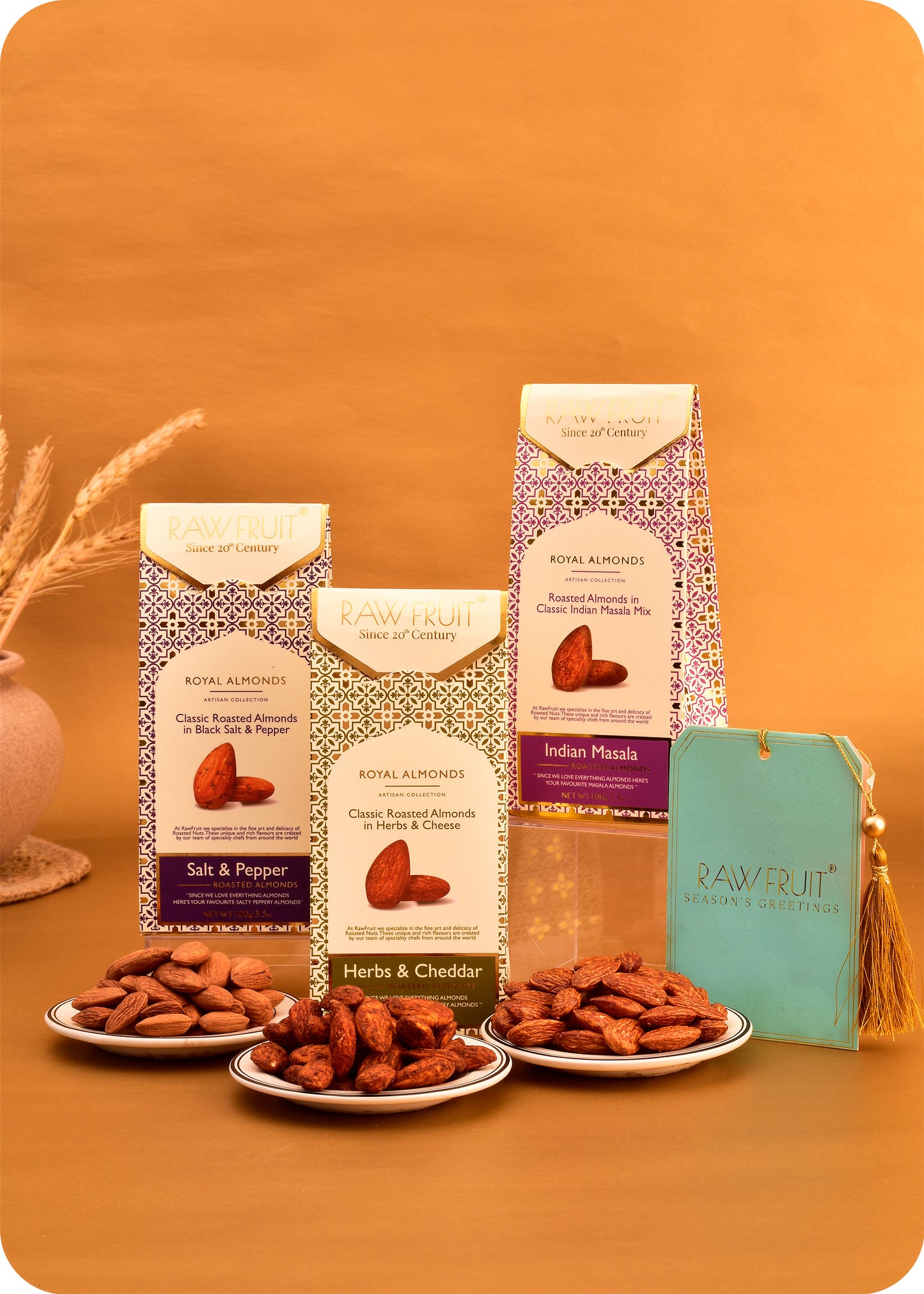 Pack of 3 Dry Fruits Gift Hamper