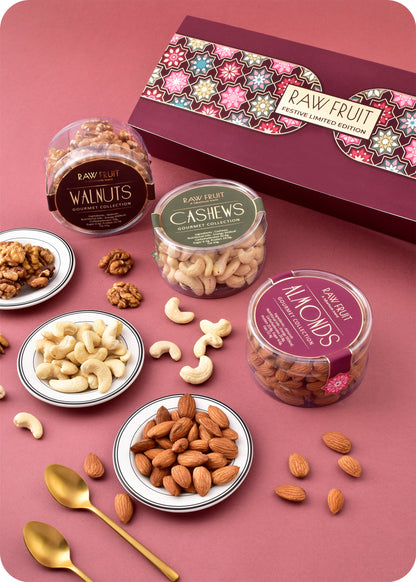 Celebration Gift Pack: Cashew Almonds Walnuts