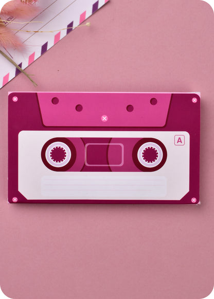 Valentines Theme Cassette Tape Journaling Diary