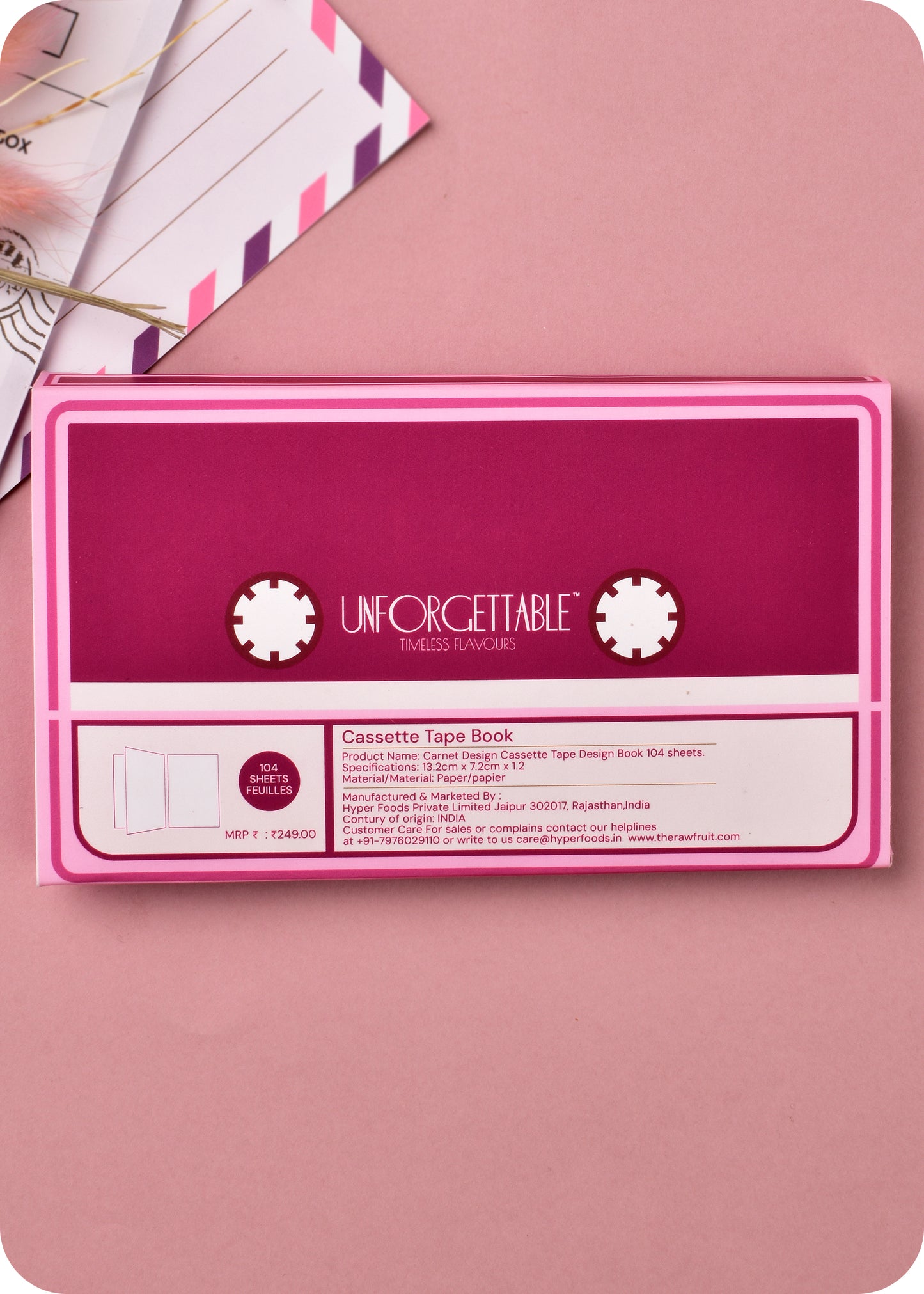 Valentines Theme Cassette Tape Journaling Diary