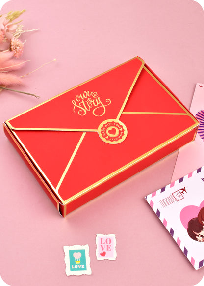 Romantic Tales & Sweet Treats Valentine's Love Story Box