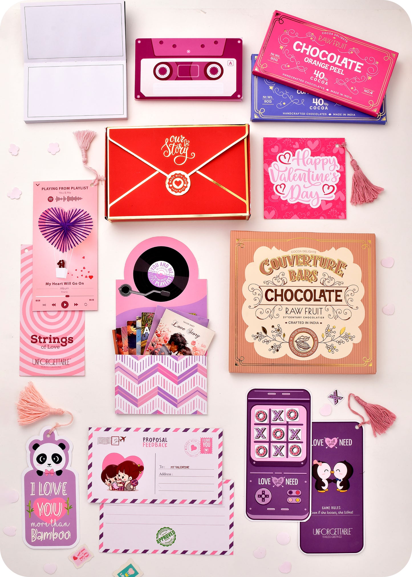 Romantic Tales & Sweet Treats Valentine's Love Story Box