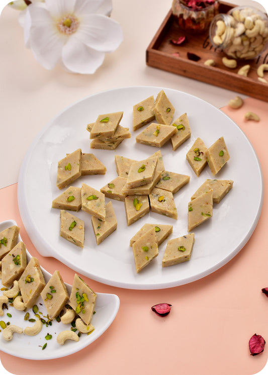 Butterscotch Kaju Katli