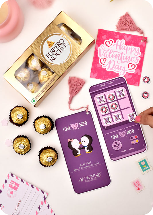 Valentine's Choco-Tac-Toe Bliss