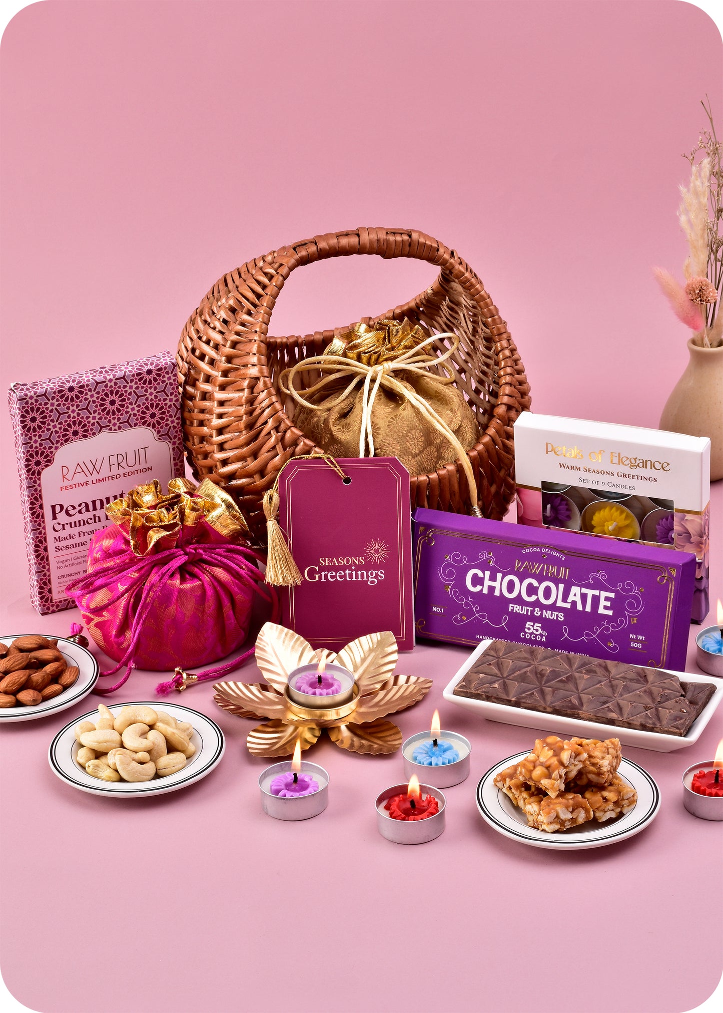 Diwali Hamper: DryFruits & Peanut Brittle