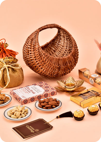 Diwali Hamper: Chocolate, Brittle & DryFruits